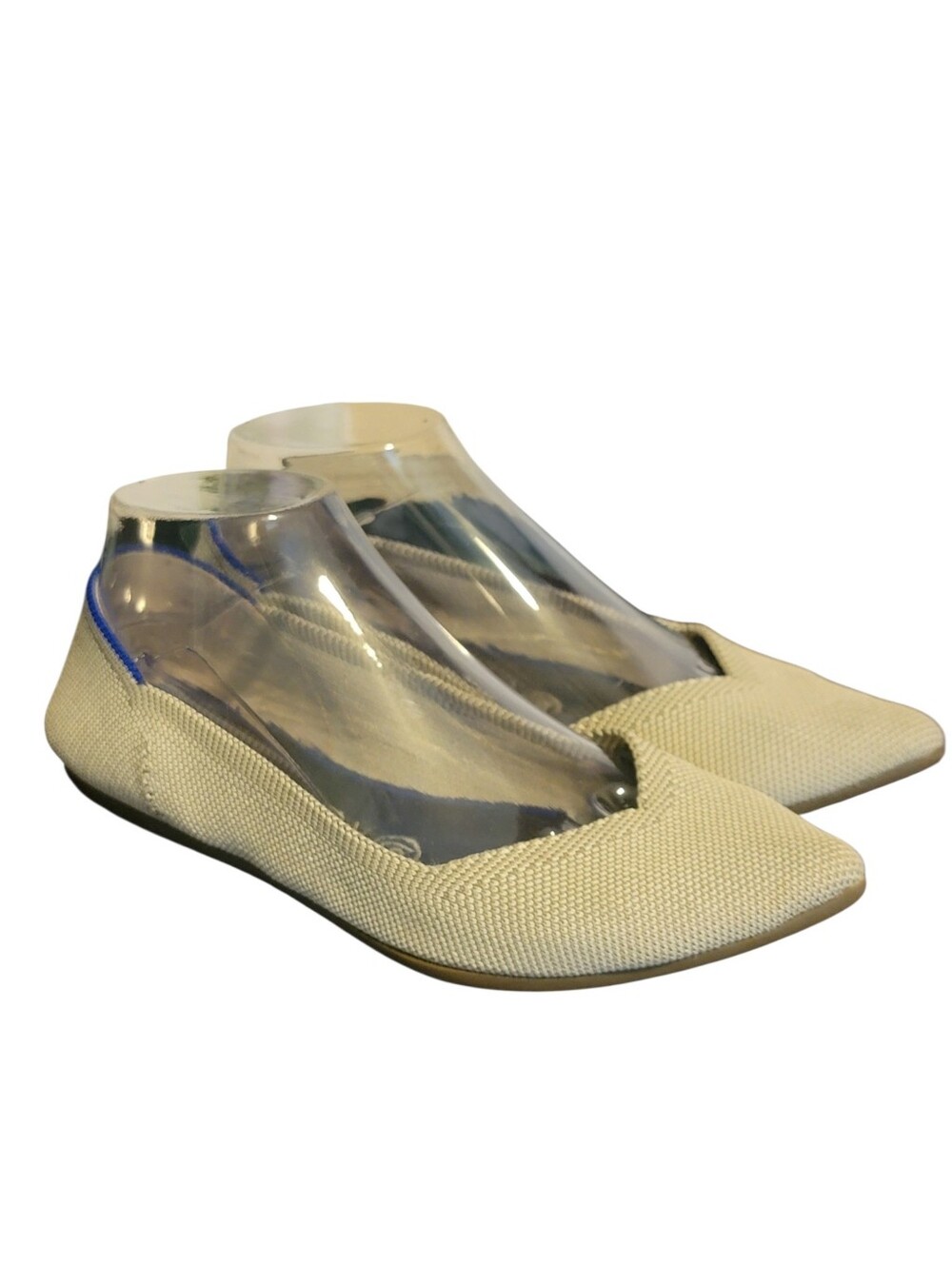 Rothys Pointed Toe Grey Ballet Flats Shoes 7.5